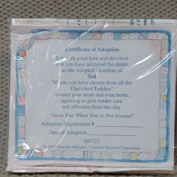 Cherished Teddies, Ted - Picture 4 of 7